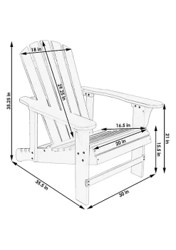Best Pirce ⌛ Fir Wood Adirondack Chair with Adjustable Back - Red by Sunnydaze Decor ✔️ -Sunnydaze Decor Shop Belk 6498