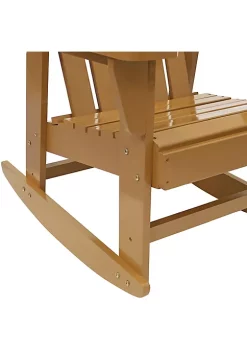 Best deal ✨ Classic Wooden Adirondack Rocking Chair - Cedar Finish by Sunnydaze Decor 🔔 -Sunnydaze Decor Shop Belk 6546