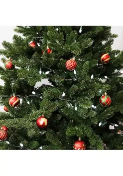 Budget ๐ Holiday Glitter 30-Piece ๐ Christmas Ornament Set - Red/Gold by Sunnydaze Decor ๐