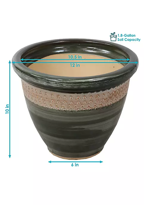 Best reviews of 😍 Purlieu Ceramic Planter - 12" - Tempest - Set of 2 by Sunnydaze Decor 🎉 7 Best reviews of 😍 Purlieu Ceramic Planter - 12" - Tempest - Set of 2 by Sunnydaze Decor 🎉 - Image 5