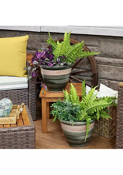 Best reviews of 😍 Purlieu Ceramic Planter - 12" - Tempest - Set of 2 by Sunnydaze Decor 🎉 8 Best reviews of 😍 Purlieu Ceramic Planter - 12" - Tempest - Set of 2 by Sunnydaze Decor 🎉 - Image 6