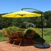Best Sale 🔔 9.5 ft Cantilever Offset Patio Umbrella with Crank - Sunshine by Sunnydaze Decor 😍 -Sunnydaze Decor Shop Belk 6659