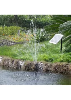 New 😉 132 GPH Solar Pump and Panel Kit with 2 Spray Heads - 56 in Lift by Sunnydaze Decor ✔️