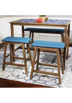 Cheapest 😍 Wood Counter-Height Stool with Cushion - Weathered Oak - Set of 2 by Sunnydaze Decor 🔥