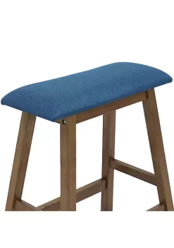 Cheapest 😍 Wood Counter-Height Stool with Cushion - Weathered Oak - Set of 2 by Sunnydaze Decor 🔥 -Sunnydaze Decor Shop Belk 6767