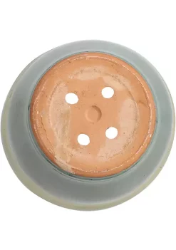 Outlet 🔥 18 in Studio High-Fired Glazed Ceramic Planter - Seafoam by Sunnydaze Decor 🔔 -Sunnydaze Decor Shop Belk 6791