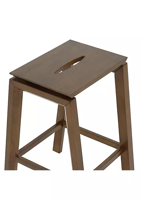 Brand new ๐ฅฐ Modern Wooden Counter-Height Stools - Dark Walnut - Set of 2 by Sunnydaze Decor ๐ 5 Brand new ๐ฅฐ Modern Wooden Counter-Height Stools - Dark Walnut - Set of 2 by Sunnydaze Decor ๐ - Image 3