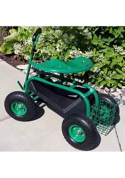 New ๐ Steel Rolling Garden Cart with Extended Swivel/Basket - Green by Sunnydaze Decor โญ 11 New ๐ Steel Rolling Garden Cart with Extended Swivel/Basket - Green by Sunnydaze Decor โญ -Sunnydaze Decor Shop Belk 6887