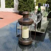Deals 🌟 Sunnydaze Antique Hanging Solar Lantern with Candle & LED - 12-Inch by Sunnydaze Decor 😍 -Sunnydaze Decor Shop Belk 689