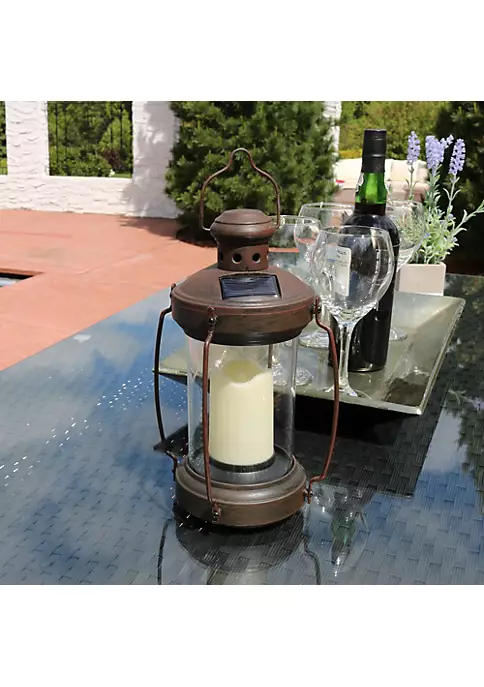 Deals ๐ Sunnydaze Antique Hanging Solar Lantern with Candle & LED - 12-Inch by Sunnydaze Decor ๐ 3 Deals ๐ Sunnydaze Antique Hanging Solar Lantern with Candle & LED - 12-Inch by Sunnydaze Decor ๐