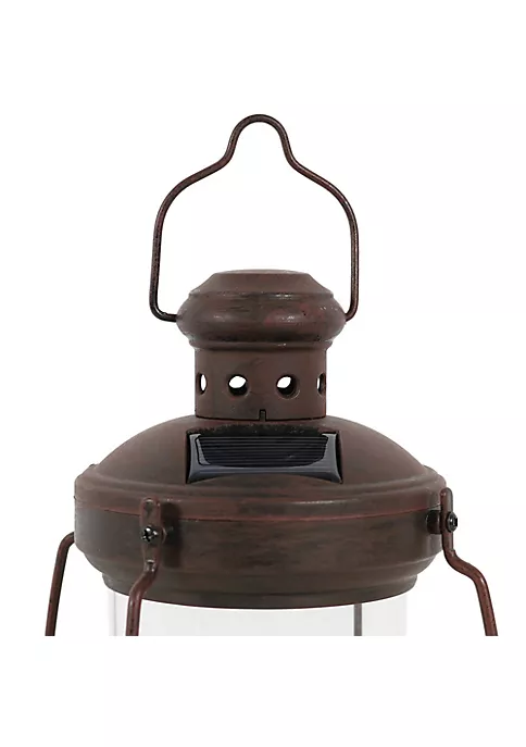 Deals ๐ Sunnydaze Antique Hanging Solar Lantern with Candle & LED - 12-Inch by Sunnydaze Decor ๐ 5 Deals ๐ Sunnydaze Antique Hanging Solar Lantern with Candle & LED - 12-Inch by Sunnydaze Decor ๐ - Image 3