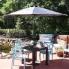 Deals 🧨 9 ft Solar Aluminum Patio Umbrella with Tilt and Crank - Gray by Sunnydaze Decor 😍 -Sunnydaze Decor Shop Belk 6913