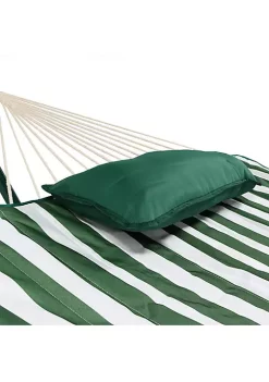 Hot Sale โ๏ธ Large Rope Hammock with Steel Stand and Pad/Pillow - Green Stripe by Sunnydaze Decor ๐ 9 Hot Sale โ๏ธ Large Rope Hammock with Steel Stand and Pad/Pillow - Green Stripe by Sunnydaze Decor ๐ -Sunnydaze Decor Shop Belk 6941
