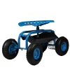 Deals 🛒 Steel Rolling Garden Cart with Swivel Steering/Basket - Blue by Sunnydaze Decor 🎁 -Sunnydaze Decor Shop Belk 6975