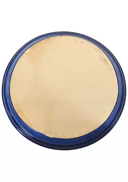 Cheap ❤️ 12 in Glazed Ceramic Flower Pot/Plant Saucer - Blue - Set of 4 by Sunnydaze Decor 🥰 5 Cheap ❤️ 12 in Glazed Ceramic Flower Pot/Plant Saucer - Blue - Set of 4 by Sunnydaze Decor 🥰 - Image 3