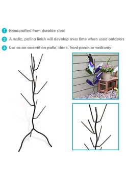 Deals 💯 Sunnydaze Metal Wine Bottle Tree Display Stand by Sunnydaze Decor 🎁 -Sunnydaze Decor Shop Belk 6999