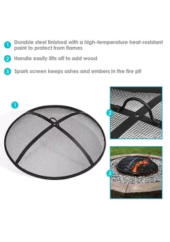 Best Pirce ⌛ 30 in Steel Round Fire Pit Spark Screen by Sunnydaze Decor 😍 11 Best Pirce ⌛ 30 in Steel Round Fire Pit Spark Screen by Sunnydaze Decor 😍 -Sunnydaze Decor Shop Belk 7004