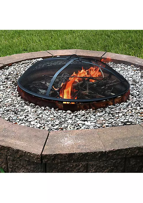 Best Pirce ⌛ 30 in Steel Round Fire Pit Spark Screen by Sunnydaze Decor 😍 8 Best Pirce ⌛ 30 in Steel Round Fire Pit Spark Screen by Sunnydaze Decor 😍 - Image 6