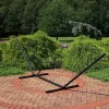 Cheap ❤️ Powder-Coated Steel Beam Construction Hammock Stand - 12 ft by Sunnydaze Decor 😉 -Sunnydaze Decor Shop Belk 7044