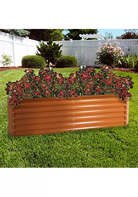 Brand new ๐ Galvalume Steel Rectangle Raised Garden Bed - Brown - 71 in by Sunnydaze Decor ๐ฅฐ 3 Brand new ๐ Galvalume Steel Rectangle Raised Garden Bed - Brown - 71 in by Sunnydaze Decor ๐ฅฐ