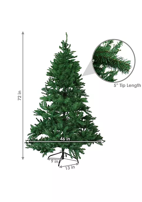 Best Pirce 🔥 Sunnydaze Unlit Artificial Tannenbaum 🎄 Christmas Tree - Green - 6-Foot by Sunnydaze Decor ⌛ 7 Best Pirce 🔥 Sunnydaze Unlit Artificial Tannenbaum 🎄 Christmas Tree - Green - 6-Foot by Sunnydaze Decor ⌛ - Image 5