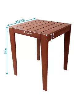 Hot Sale 🔔 Sunnydaze Meranti Wood with Mahogany Teak Oil Finish Outdoor Table by Sunnydaze Decor 🛒 -Sunnydaze Decor Shop Belk 7100