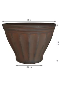 Cheapest ๐ 20 in Charlotte Dual-Wall Polyresin Planter - Rust - Set of 4 by Sunnydaze Decor โ๏ธ 12 Cheapest ๐ 20 in Charlotte Dual-Wall Polyresin Planter - Rust - Set of 4 by Sunnydaze Decor โ๏ธ -Sunnydaze Decor Shop Belk 7121