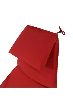 Promo 🤩 Outdoor Hanging Lounger Replacement Cushion and Umbrella - Red by Sunnydaze Decor 🔔 -Sunnydaze Decor Shop Belk 7125