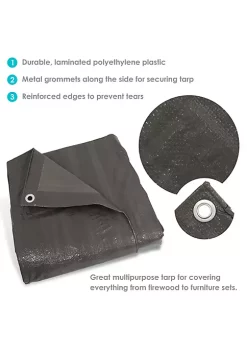 Outlet ๐ Polyethylene Multi-Purpose Tarp - Dark Gray - 30 ft x 40 ft by Sunnydaze Decor โจ 10 Outlet ๐ Polyethylene Multi-Purpose Tarp - Dark Gray - 30 ft x 40 ft by Sunnydaze Decor โจ -Sunnydaze Decor Shop Belk 7138