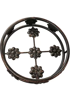 Best Pirce ❤️ Bronze Steel 6-Tier Staggered Folding Plant Stand - 45 in by Sunnydaze Decor 🥰 -Sunnydaze Decor Shop Belk 7142