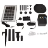 Outlet 🔥 66 GPH Solar Pump and Panel Kit with Battery and Light by Sunnydaze Decor ⌛ -Sunnydaze Decor Shop Belk 7178