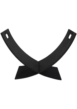 Top 10 🔔 30 in Heavy-Duty Steel Firewood Log Rack - Black by Sunnydaze Decor ✨ -Sunnydaze Decor Shop Belk 7278