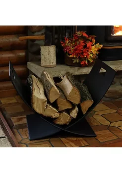 Top 10 🔔 30 in Heavy-Duty Steel Firewood Log Rack - Black by Sunnydaze Decor ✨ -Sunnydaze Decor Shop Belk 7281