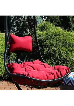 Brand new 🎉 Phoebe Egg Chair Replacement Seat and Headrest Cushions - Red by Sunnydaze Decor 🧨 -Sunnydaze Decor Shop Belk 7293