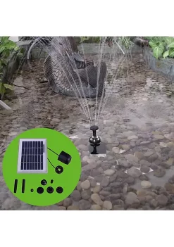 Flash Sale 😍 65 GPH Solar Pump and Panel Kit with Battery and Light by Sunnydaze Decor 🔔 -Sunnydaze Decor Shop Belk 7373