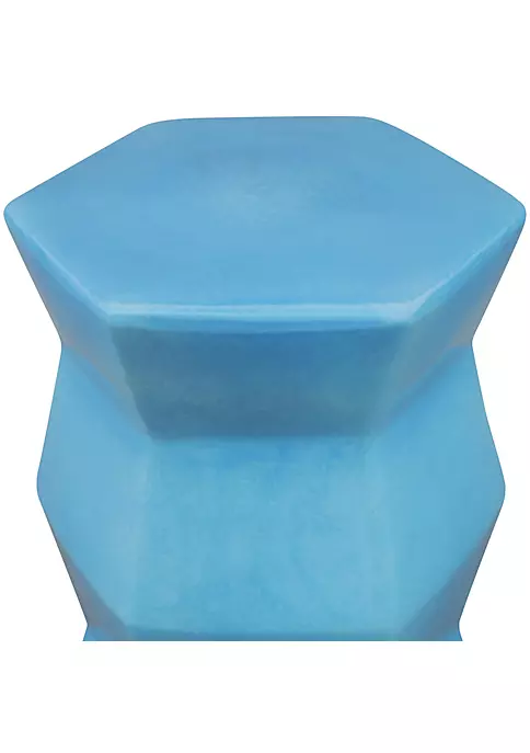 Discount 🎁 17.25 in Moderno Geometric Glaze Ceramic Garden Stool - Moonstone by Sunnydaze Decor 😉 5 Discount 🎁 17.25 in Moderno Geometric Glaze Ceramic Garden Stool - Moonstone by Sunnydaze Decor 😉 - Image 3