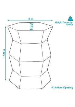 Discount 🎁 17.25 in Moderno Geometric Glaze Ceramic Garden Stool - Moonstone by Sunnydaze Decor 😉 12 Discount 🎁 17.25 in Moderno Geometric Glaze Ceramic Garden Stool - Moonstone by Sunnydaze Decor 😉 -Sunnydaze Decor Shop Belk 7378