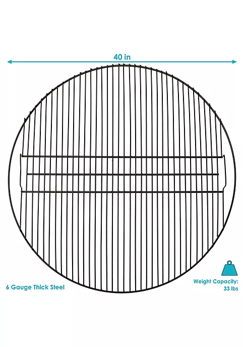 Coupon ๐ 40 in Round Steel Fire Pit Cooking Grill with Heat Resistance by Sunnydaze Decor ๐ 7 Coupon ๐ 40 in Round Steel Fire Pit Cooking Grill with Heat Resistance by Sunnydaze Decor ๐ - Image 5
