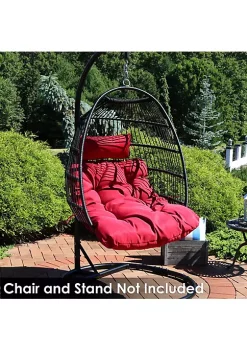 Best deal โ๏ธ Julia Egg Chair Replacement Seat and Headrest Cushions - Red by Sunnydaze Decor ๐ฅฐ 13 Best deal โ๏ธ Julia Egg Chair Replacement Seat and Headrest Cushions - Red by Sunnydaze Decor ๐ฅฐ -Sunnydaze Decor Shop Belk 7426