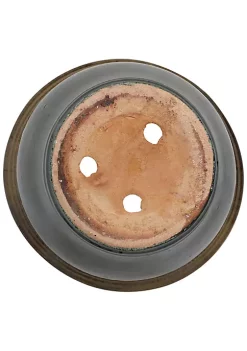 Deals 😀 15 in Studio High-Fired Glaze Ceramic Planter - Forest Lake Green by Sunnydaze Decor 👏 -Sunnydaze Decor Shop Belk 7435