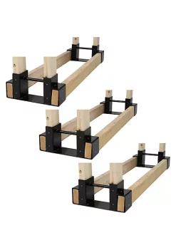 Hot Sale โ Powder-Coated Steel Adjustable Log Storage Brackets - Set of 3 by Sunnydaze Decor ๐ 10 Hot Sale โ Powder-Coated Steel Adjustable Log Storage Brackets - Set of 3 by Sunnydaze Decor ๐ -Sunnydaze Decor Shop Belk 7481