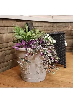 Buy 🎉 20 in Arabella Polyresin Planter with UV-Resistant Finish - Beige by Sunnydaze Decor ⌛ -Sunnydaze Decor Shop Belk 7545