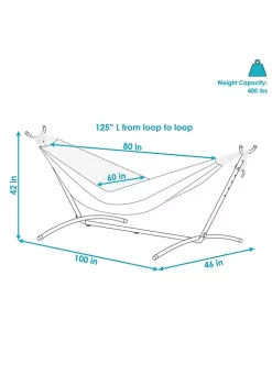 Best Pirce ✨ Large Cotton Hammock with Steel Stand and Carrying Case - Tropics by Sunnydaze Decor 👍 12 Best Pirce ✨ Large Cotton Hammock with Steel Stand and Carrying Case - Tropics by Sunnydaze Decor 👍 -Sunnydaze Decor Shop Belk 7571