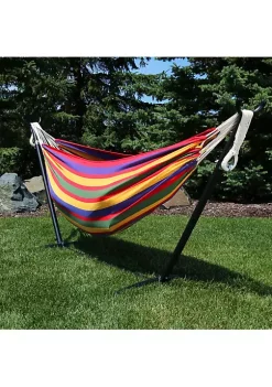 Best Pirce ✨ Large Cotton Hammock with Steel Stand and Carrying Case - Tropics by Sunnydaze Decor 👍 13 Best Pirce ✨ Large Cotton Hammock with Steel Stand and Carrying Case - Tropics by Sunnydaze Decor 👍 -Sunnydaze Decor Shop Belk 7572