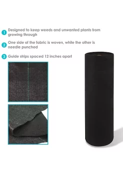 Brand new 🧨 UV Resistant Polypropylene Woven Landscape Fabric - 3 ft x 250 ft by Sunnydaze Decor ❤️ -Sunnydaze Decor Shop Belk 7594