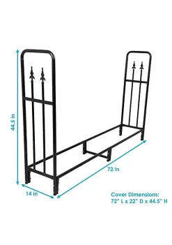 Cheap ๐ 6 ft Powder-Coated Steel Firewood Log Rack with Black Cover by Sunnydaze Decor ๐คฉ 12 Cheap ๐ 6 ft Powder-Coated Steel Firewood Log Rack with Black Cover by Sunnydaze Decor ๐คฉ -Sunnydaze Decor Shop Belk 7613