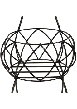 Promo 👍 Sunnydaze Indoor/Outdoor Metal Scrolling Large Chair Planter Stand - 38-Inch by Sunnydaze Decor 🔔 -Sunnydaze Decor Shop Belk 7618