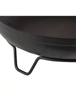 Cheapest ⌛ 23 in Steel Wood-Burning Fire Pit Bowl with Stand - Black by Sunnydaze Decor 👏 -Sunnydaze Decor Shop Belk 7676