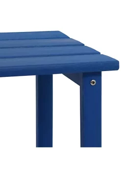 Wholesale 👏 Sunnydaze All-Weather Blue Outdoor Side Table by Sunnydaze Decor 🎉 -Sunnydaze Decor Shop Belk 7688