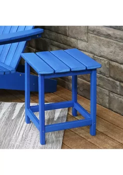 Wholesale 👏 Sunnydaze All-Weather Blue Outdoor Side Table by Sunnydaze Decor 🎉 -Sunnydaze Decor Shop Belk 7690